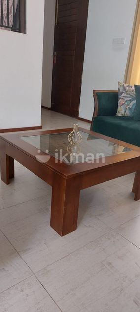 Teak Wood Sofa Set with Coffee Table for Sale | Malabe | ikman