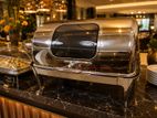 🔥 Premium With Glass Chafing Dish – 9L