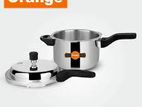 PRESSURE COOKER TRIPLY ORANGE FLATO 1.5L