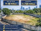 Prime 40 Perch Land for Sale at Colombo 5