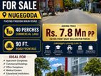 Prime Commercial Land for Sale - Pagoda Road, Nugegoda