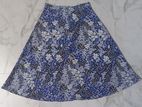 Printed 3/4 Length Skirt