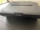 Printer Canon e470 with 5 additional ink cartridges
