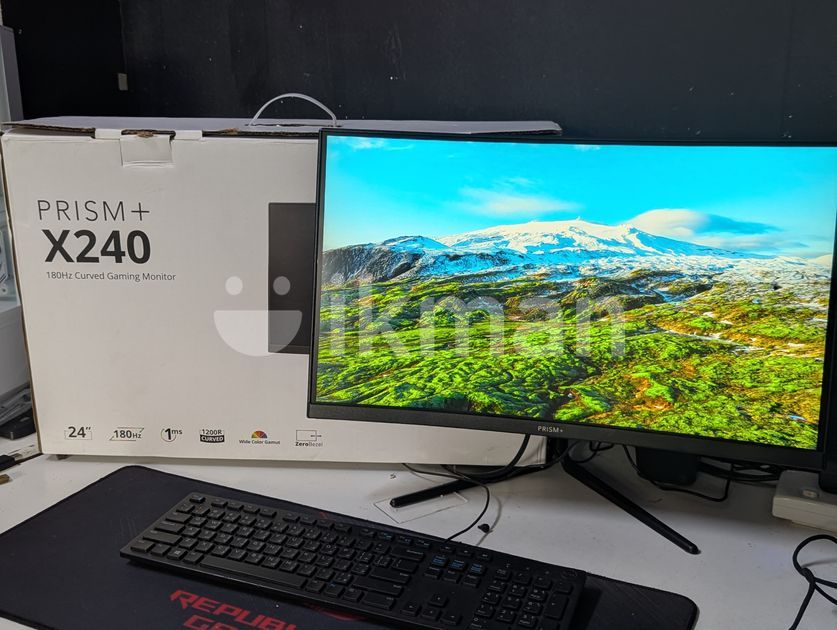 PRISM+ x240 GAMING 24 INCH CURVED monitor for Sale in Katugastota | ikman