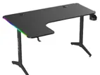 Prodo L Shape Rgb Light Gaming Office Tabale