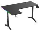 Prodo L Shape RGB Light Gaming Office Table