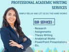 Professional Assignment Assistance