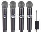 Professional Charging Wireless Microphone 4 Mic