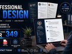 Professional CV with Resume Design Service ATS Friendly