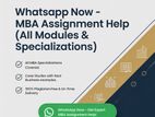 Professional MBA Coursework Help (Assignments, Reports & Analysis)