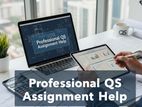 Professional Quantity Surveying (QS) Assignment Help