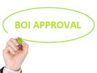 Professional Services - Obtaining Approval from BOI