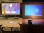 Projector and Sound System for rent