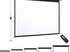 Projector Electric Motorized Screen (5 x 5) Feet 60″x60″