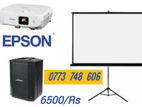 projector screen rent