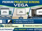 Projector screen VEGA 4.3 formet and 16.9 hd
