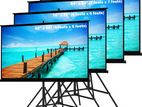 Projector Screen With Tripod Stand 6 x Feet 72″x72″