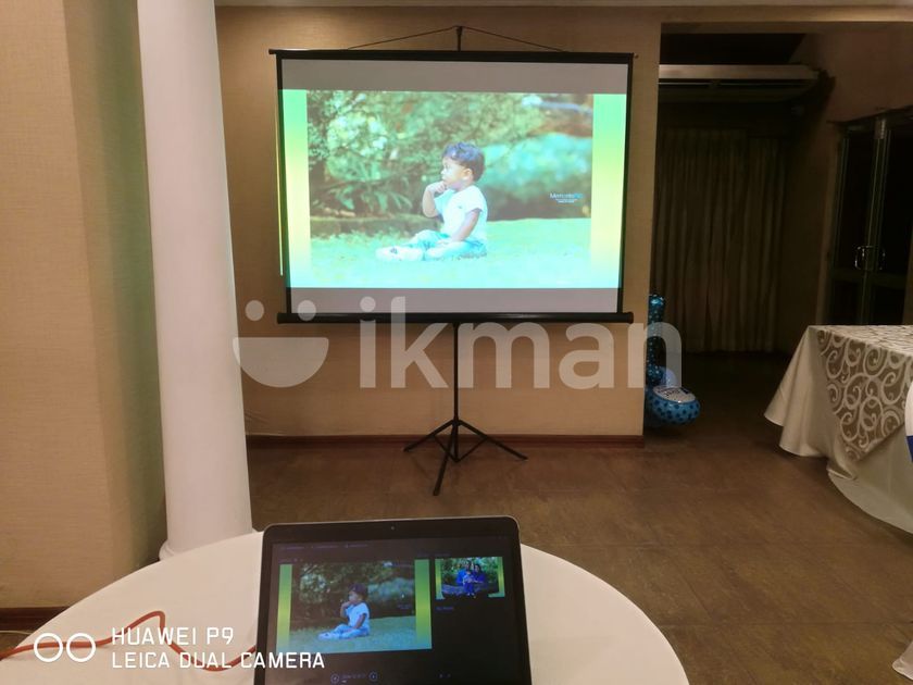 Projector with Screen Rent for All Event Maharagama ikman