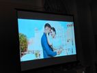 Projector with sound system