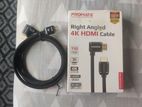 Promate HDMI 4K Braided Cable Right Angled