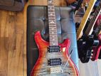 PRS SE Custom 24 Electric Guitar in Charcoal Cherry Burst