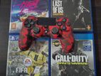 Ps4 Controller with Games