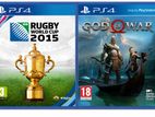 PS4 Games - God of War & Rugby WC 2015