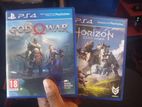 PS4 Horizon and God of War games