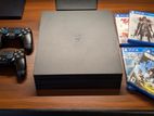 PS4 Pro with Two Controllers