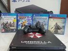 Ps4 silm 1TB Full set with Games