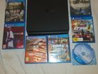Ps4 Slim 1TB with Games