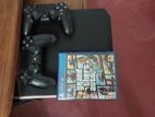 PS4 Slim 500GB And 2 Controllers