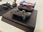 PS4 Slim 500GB with 2 Wireless Controllers Full set Original Box