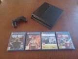 Ps4 with 5 Games Controller