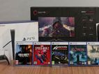 PS5 Slim Console 5 Games 27"with Gaming Monitor