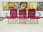 Public Gang Lobby Airport 3 Seater Chair