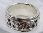 Pure Silver 8.30 Gram Rotating Ring