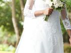 Pure White Bridal Dress