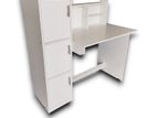 Pure White Melamine Writing Table.