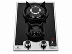Puresonic Two Burner Glasstop Cooker Hob