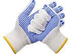 PVC ONE SIDE DOTTED COTTON GLOVES Click