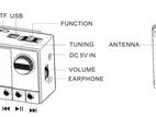 PX-55BT PORTABLE MULTIBAND RECHARGEABLE USB RADIO SPEAKER