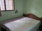 Queen size bed with spring mattress