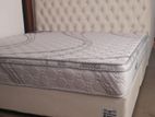 queen size bed with spring mattress (G-29)