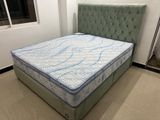 Queen Size Divan Bed with Spring Mattress (G-3)