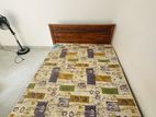 Queen Size Teak Bed With Damro Mattress