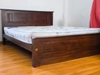 Queen Size Teak Bed with Mattress