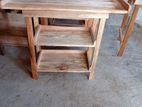 Rack tables wooden