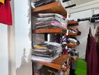 Racks with Wooden, Partitions Table