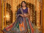 Radha Krishna 1 Poly Cotton Rayon Printed Lehenga Choli